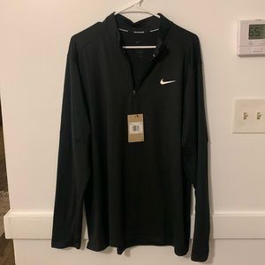 Nike Running XXL black quarter zip